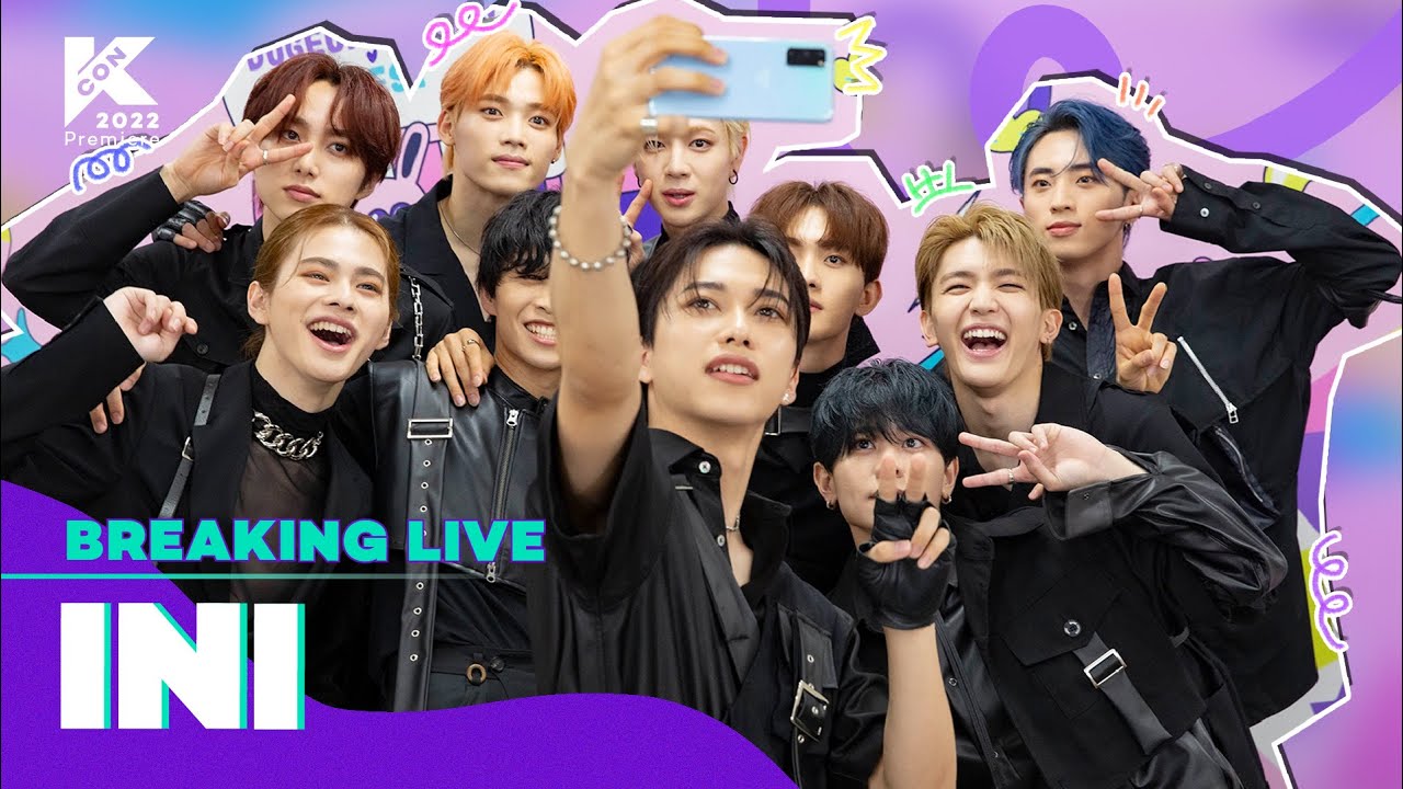 (ENG/KOR)INI (아이엔아이) | BREAKING LIVE | KCON 2022 Premiere | 22.05.14 OA