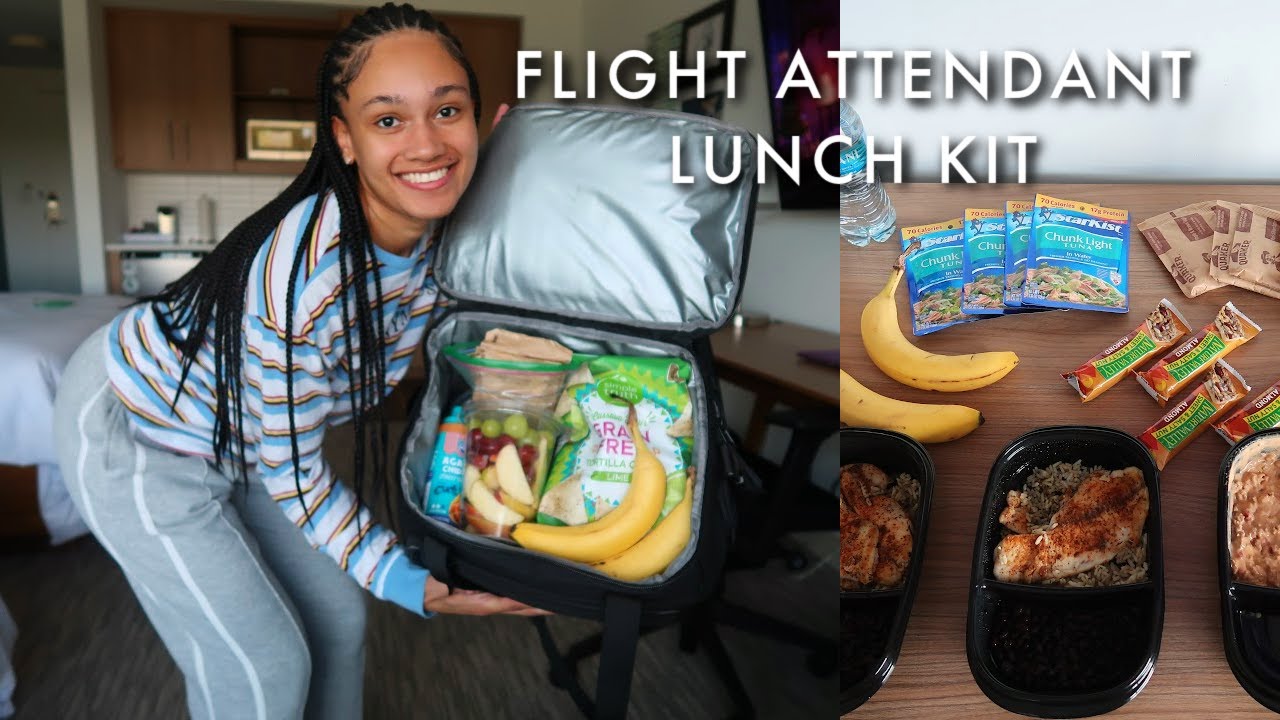 WHAT'S IN MY LUNCH BAG? | Flight Attendant Life ✈️