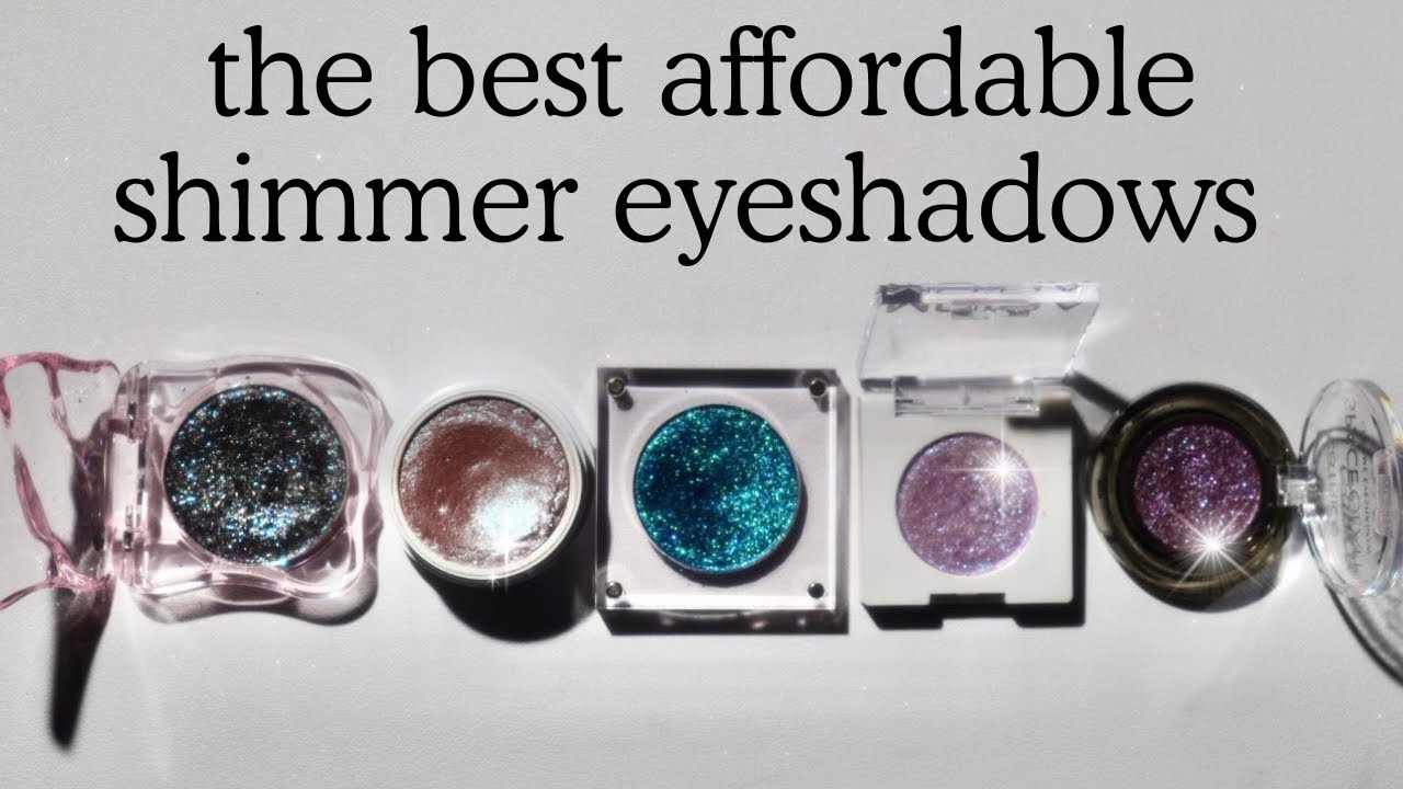 The BEST affordable shimmer eyeshadows: detailed swatch and try on!