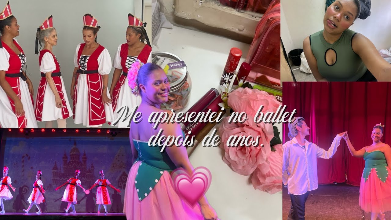 Vlog | Meu primeiro palco no ballet adulto – O Quebra-Nozes✨