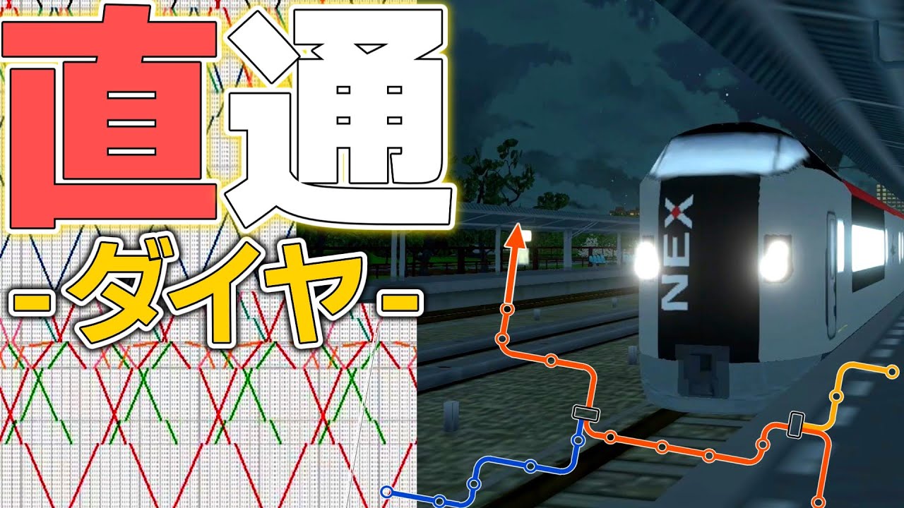 【直通編】直通運転ってどう作る？直通運転ダイヤの作り方をざっくり解説！【A列車で行こう／ひろがる観光ライン（Switch版）】