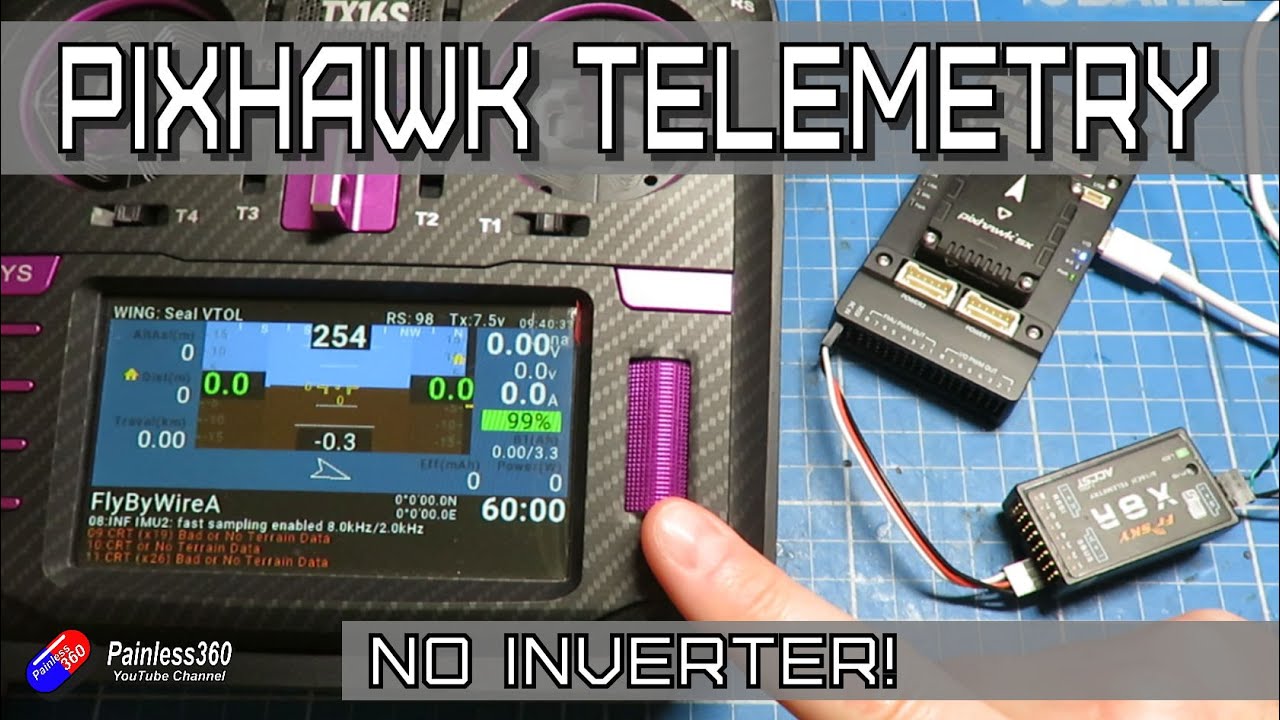 How to setup Smartport telemetry on a Pixhawk without an external inverter board