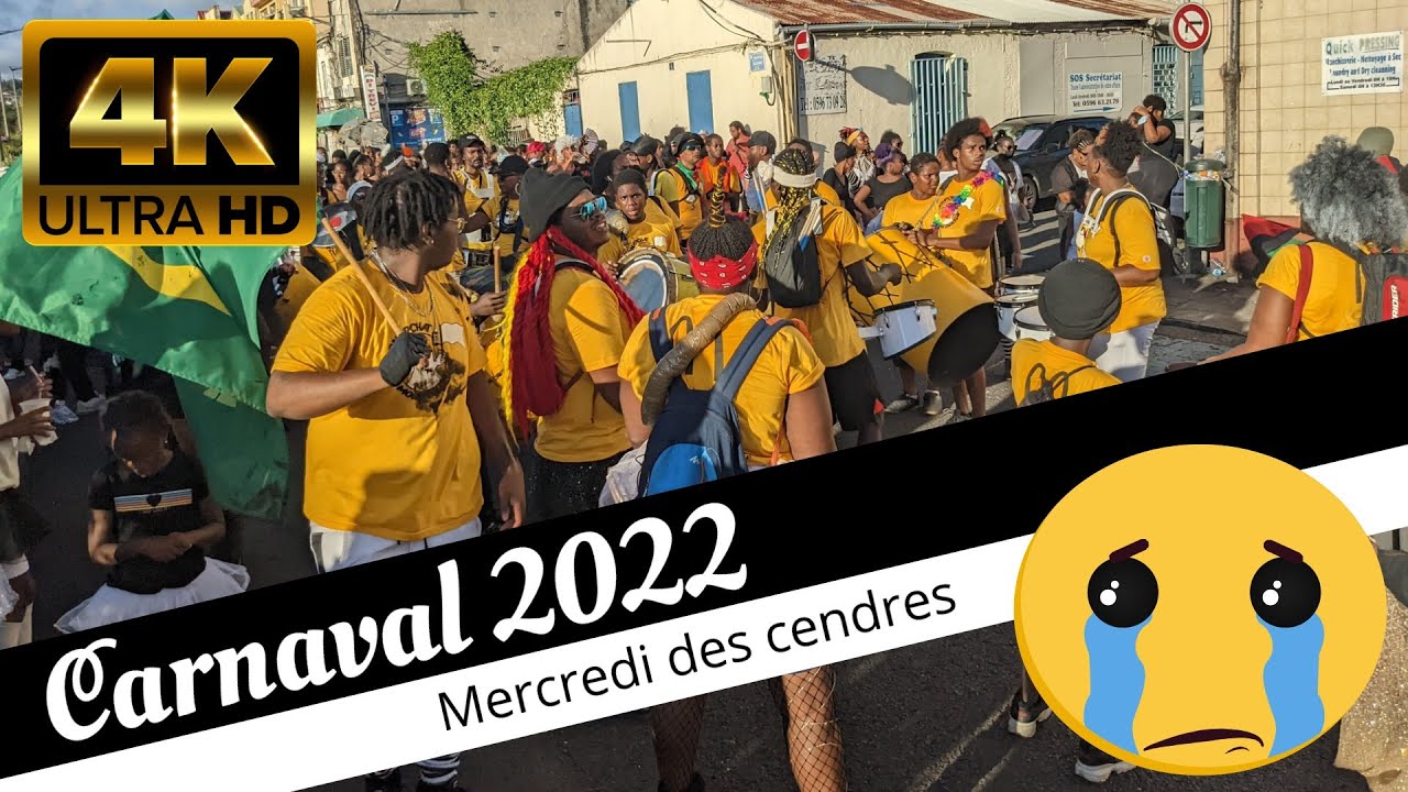 💃 CARNAVAL MARTINIQUE 2022 - Mercredi des Cendres, on va brûler Vaval ! [4K]