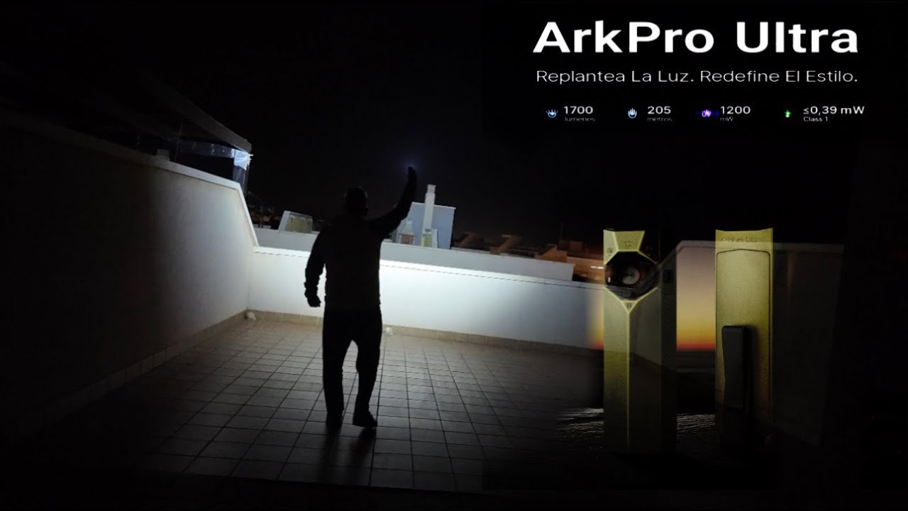 OLIGHT ARKPRO ULTRA UNA BOMBA 💣 revisión completa de esta maravillosa linterna 🔦 