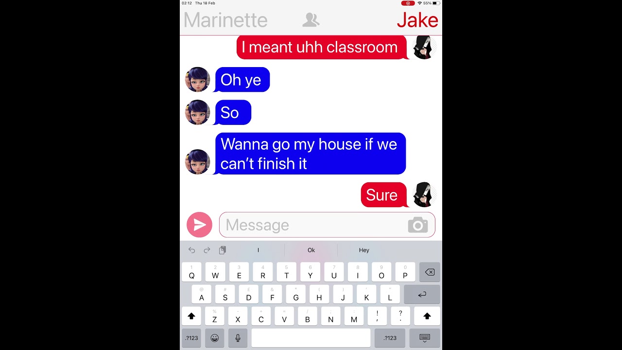 ADRIEN JEALOUS!!! New boy at  school MLB II TextingStory