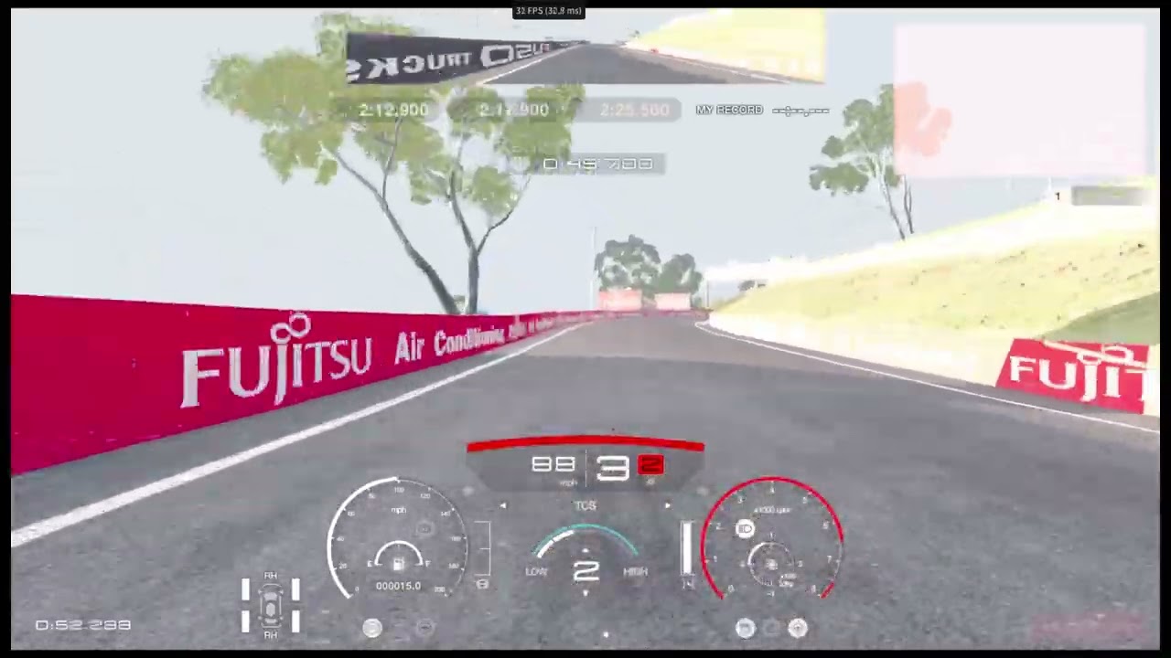 ShadPS4 - GT Sport - Mount Panorama circuit challenge gold attempt