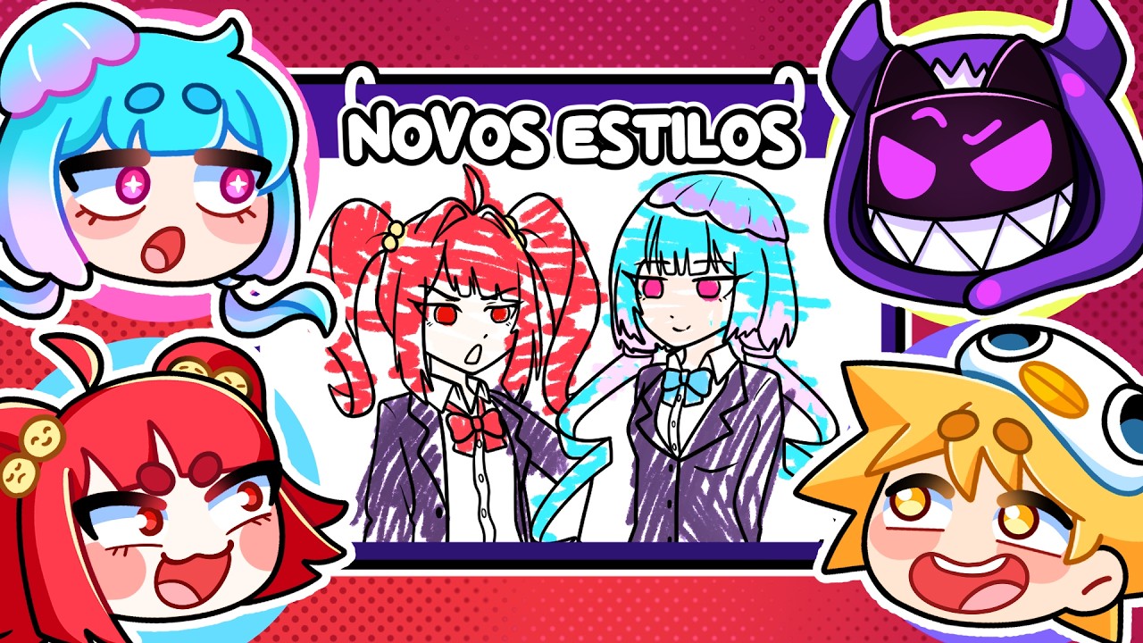 Desenhamos o NOVO ESTILO da TURMA no Gartic Phone!