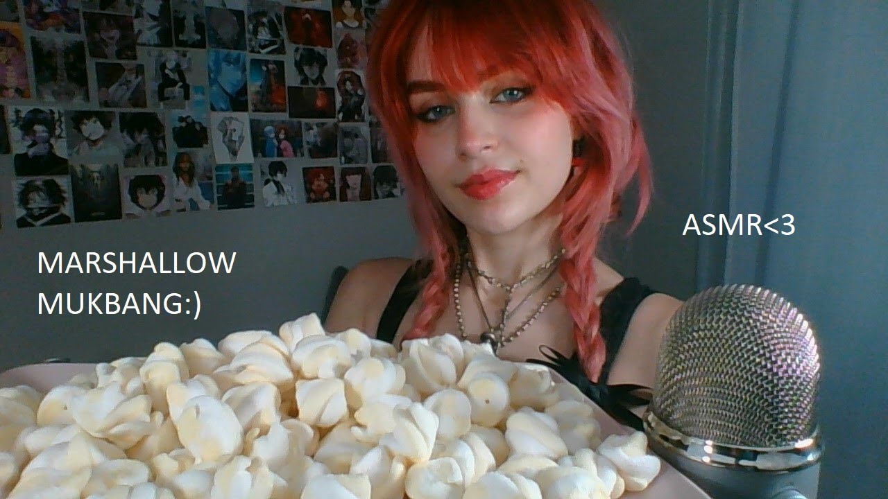 ASMR MARSHMALLOW MUKBANG!