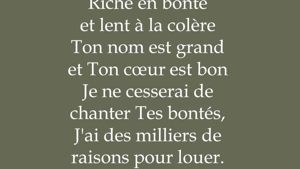 jem 980 bénis Dieu (10 000 reasons)