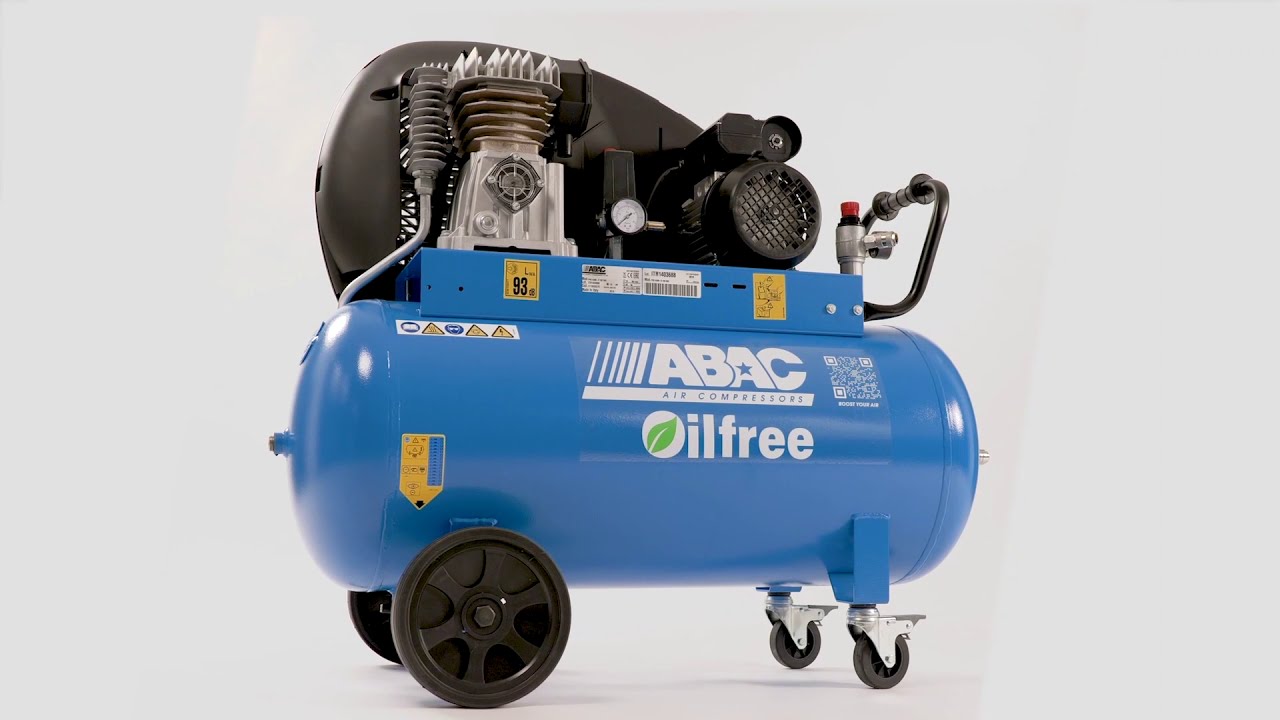 ABAC - ZERO - Il primo compressore ABAC SENZA OLIO con trasmissione a cinghia! (IT)