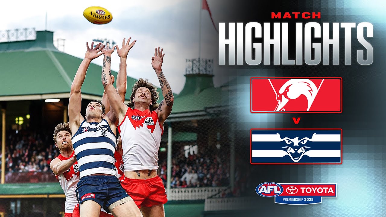 Sydney Swans v Geelong Cats Highlights | Round 23, 2025 | AFL