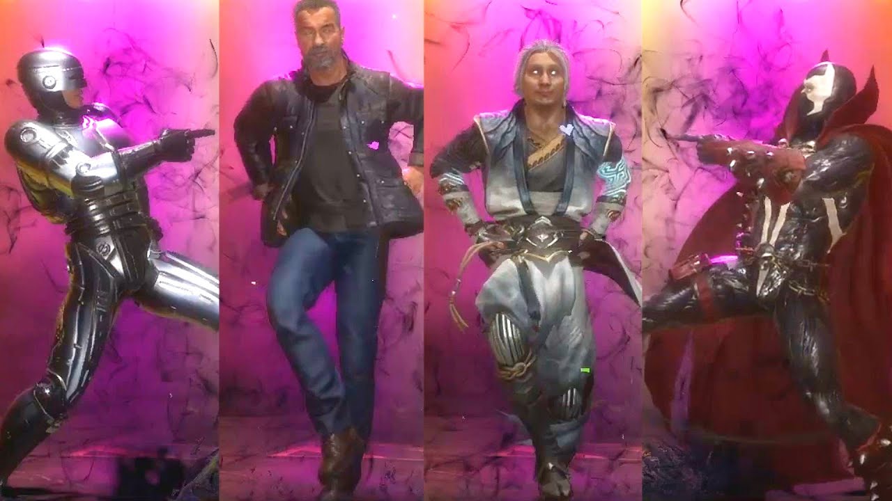 MK11 All Characters Skip The Rope + Breakdance - Noob Saibot FRIENDSHIP