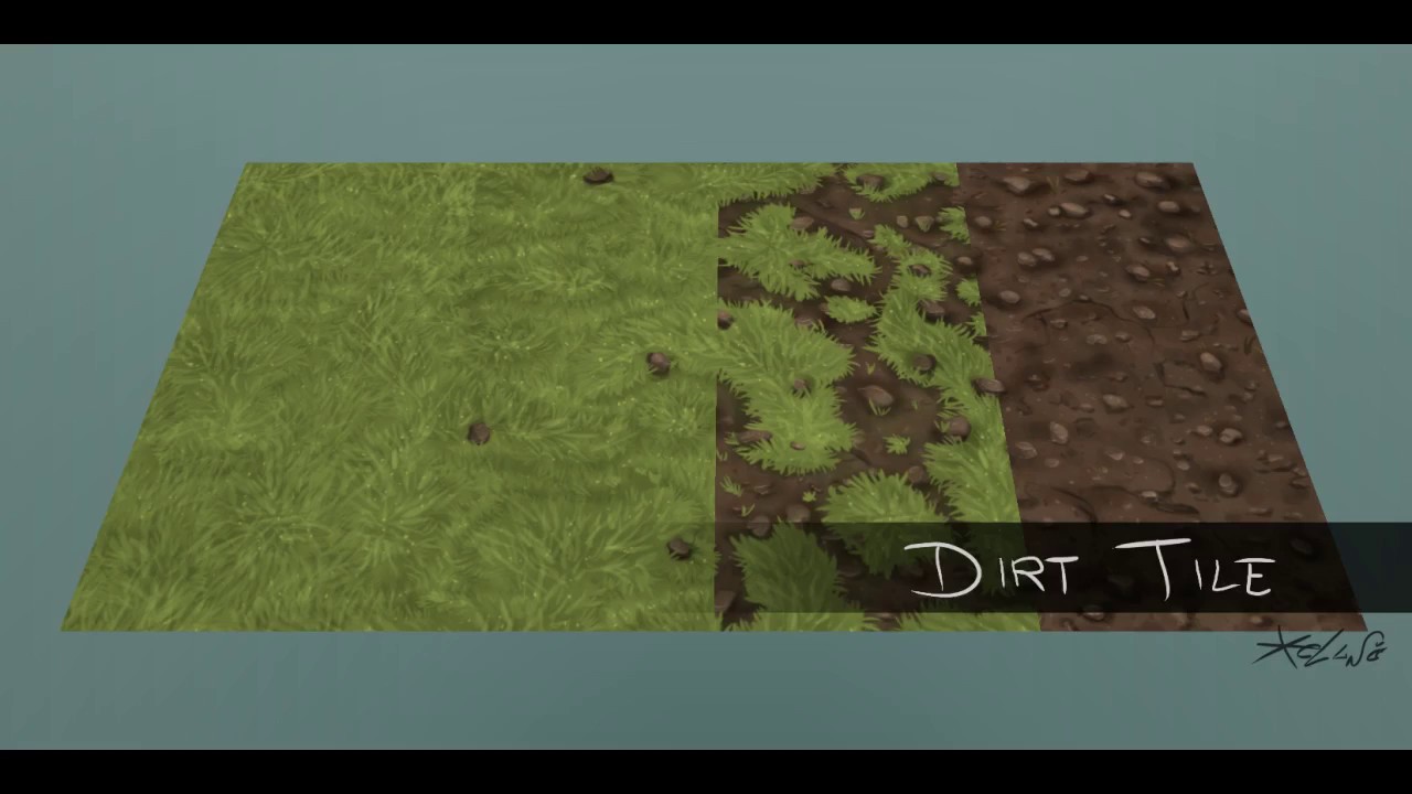 [HandPainted] Tileable Dirt texture