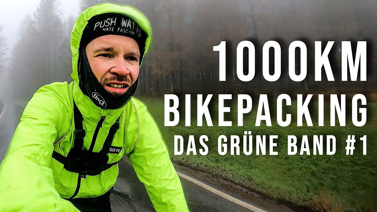 1000KM BIKEPACKING mit Gravelbike durch Deutschland! #1 (Das Grüne Band) | Vegandy