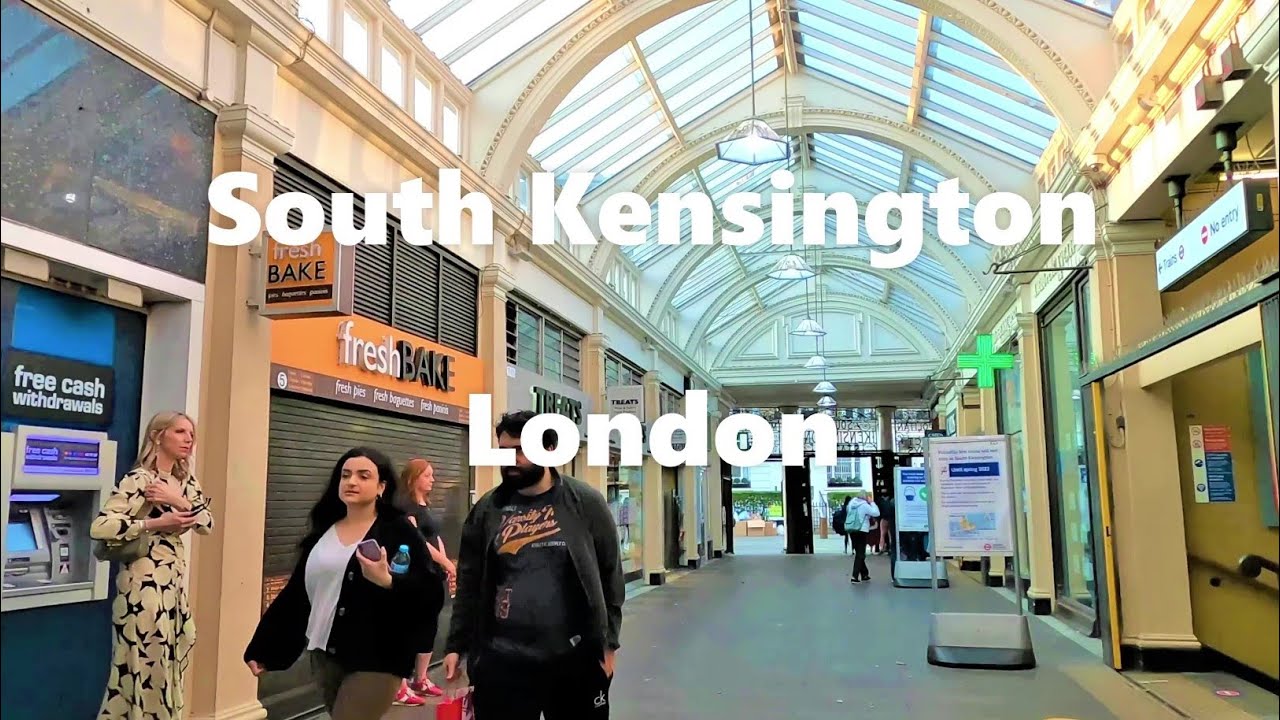 🇬🇧South Kensington, South Kensington Tube Station, Exhibition Road, London Summer Walk (4K)