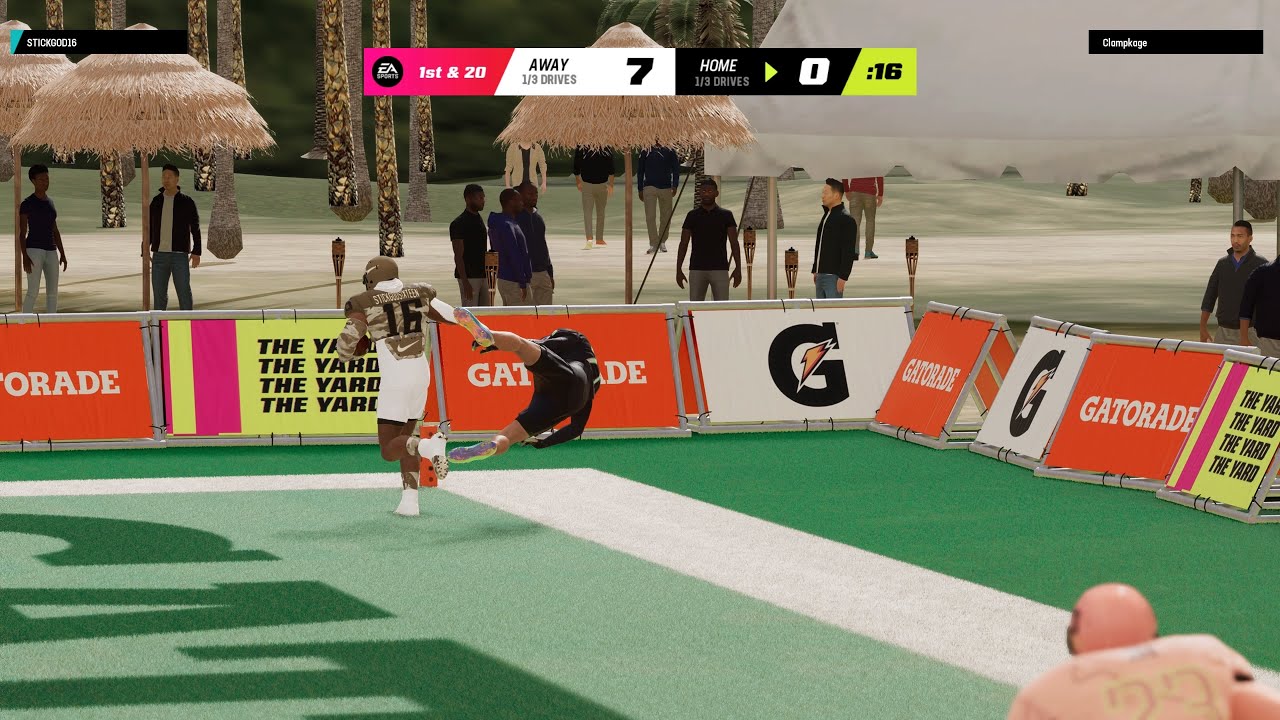 MADDEN 23 THE YARD GETS COMPETITIVE! UNDERRATED MODE! #madden23theyard #gaming #madden23
