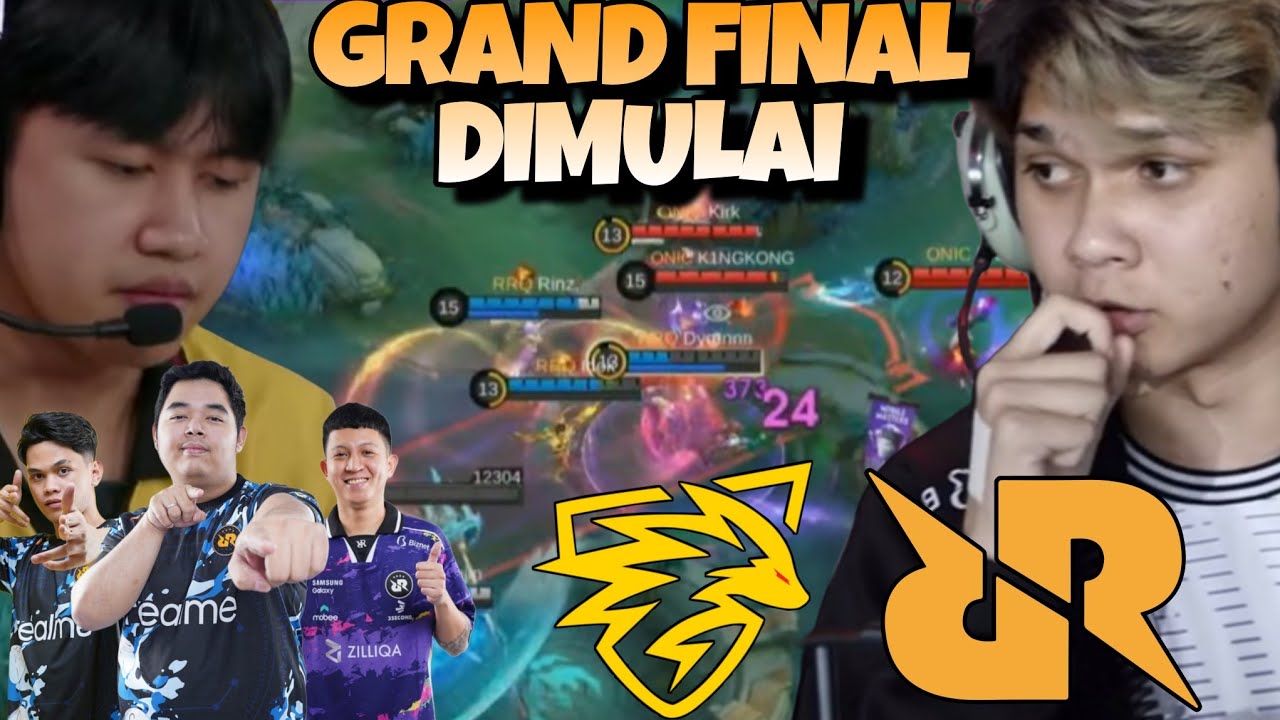 BARU MATCH PERTAMA UDAH SENAM JANTUNG COK !! RRQ VS ONIC PH MATCH 1 - ESL GRAND FINAL