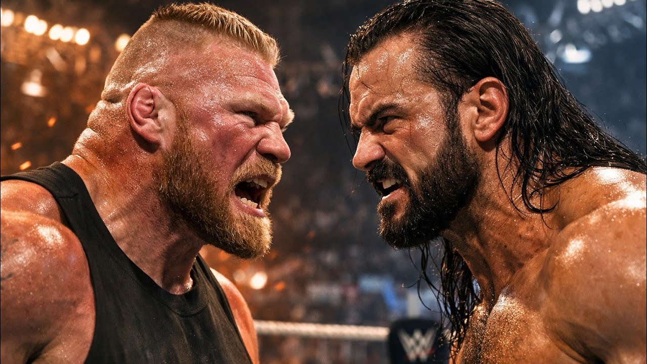 Brock Lesnar vs Drew McIntyre — Tables Match | WWE 2K26