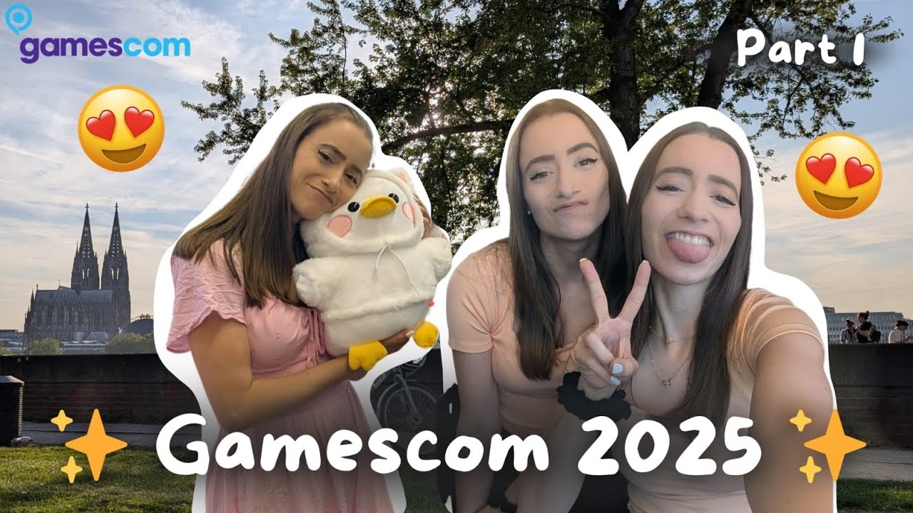 WIR sind auf der GAMESCOM 2025!! 🥳 | gamescom Vlog Part 1 💞