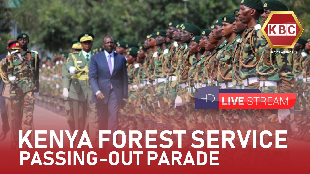 LIVE: Kenya Forest Service Cadets Passing-Out Parade II 27th October 2024 II www.kbc.co.ke