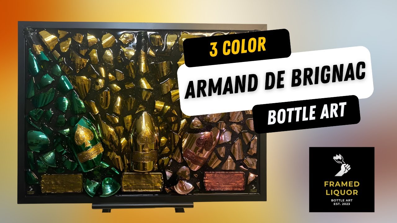 Three Color Armand de Brignac Artwork Time Lapse