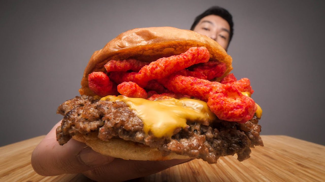 FLAMIN' HOT® Cheetos Charizard Cheeseburger