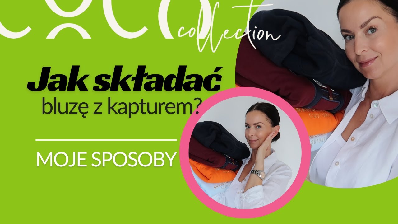 JAK SKŁADAĆ BLUZĘ Z KAPTUREM? - 3 SPOSOBY‼️