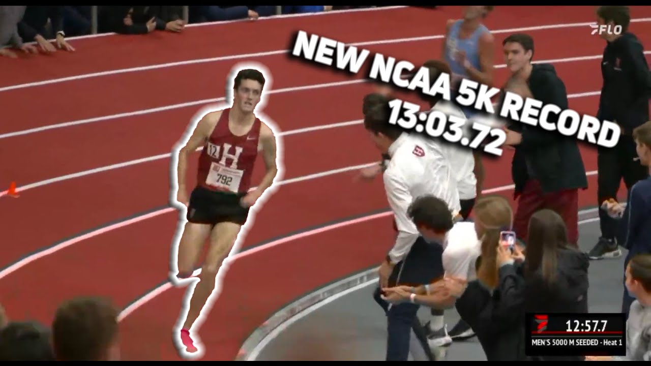 Graham Blanks Sets NCAA Indoor Men's 5K Record