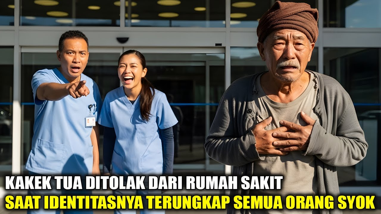 SEORANG KAKEK DITOLAK DI RUMAH SAKIT KARENA PAKAIAN LUSUH, SAAT IDENTITASNYA TERUNGKAP SEMUA SYOK