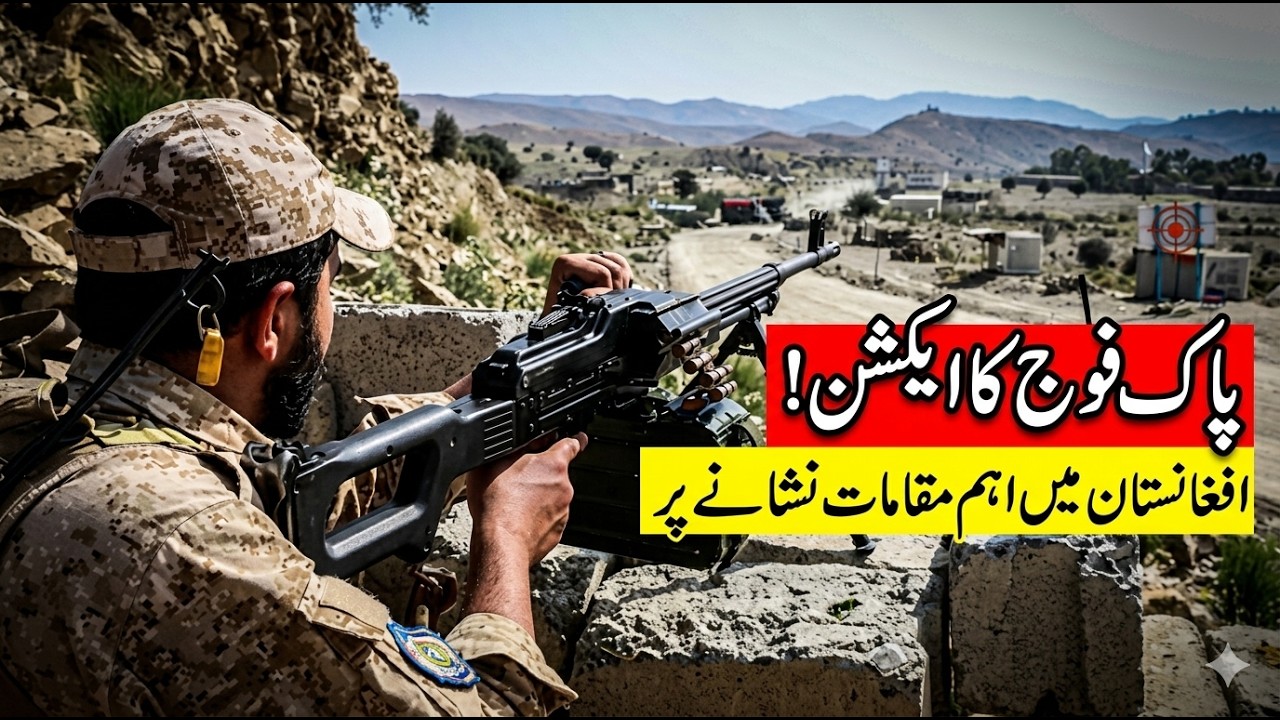 🚨 Live Pakistan Army takes action! Important locations in Afghanistan targeted