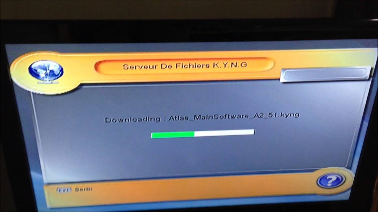 [Tuto] Flashage et mise à jour d'un Recepteur Atlas E - Méthode 2 - Mise à jour via serveur
