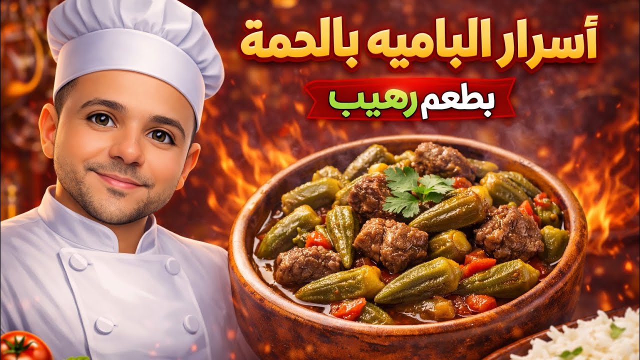 أسرار الباميه باللحمه بطعم رهيييب | طريقة تخليها تطلع مظبوطة 100% 😋