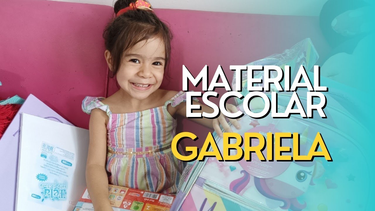 Material Escolar da Gabriela ( Infantil 3)