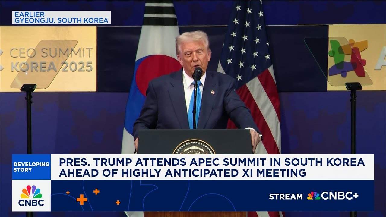 Pres. Trump attends APEC Summit in South Korea ahead of highly anticipated Xi meeting