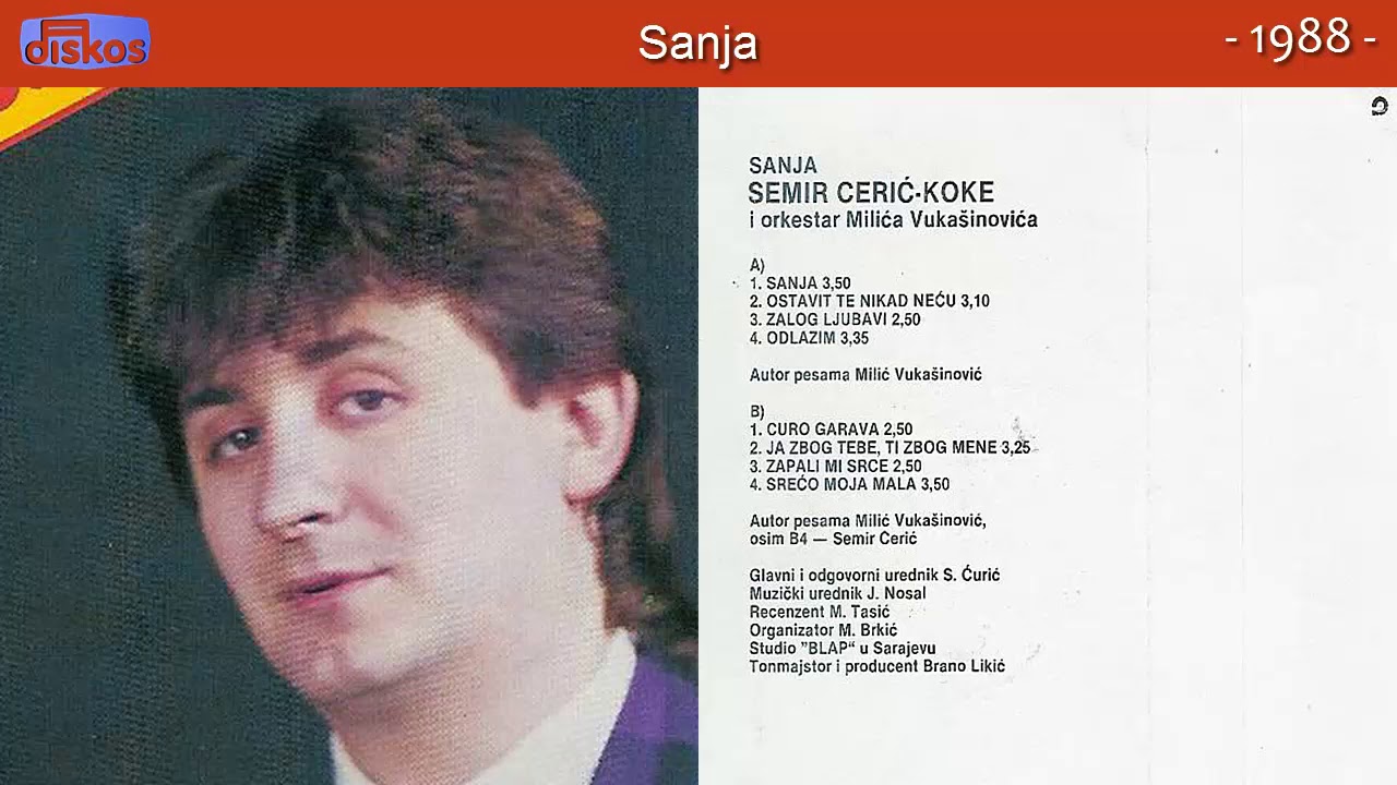 Semir Ceric Koke - Sanja - (Audio 1988)