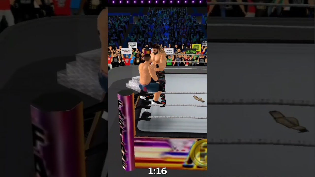 wwe real vs game part:-3 l #wr3d  #short