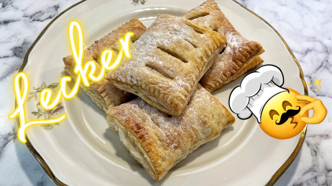 APFELTASCHEN 🍎 | Super SCHNELL & einfach selber backen!