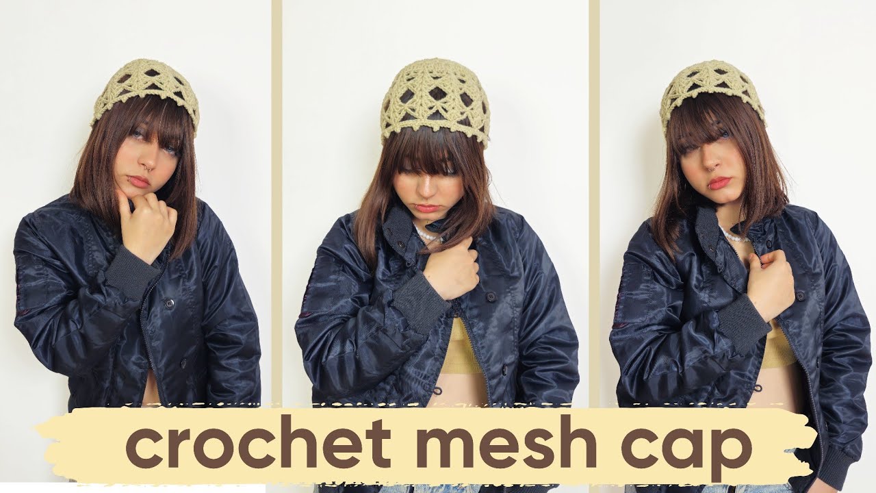 Trending Crochet Mesh Beanie 2025 | Quick & Stylish Mesh Cap Tutorial