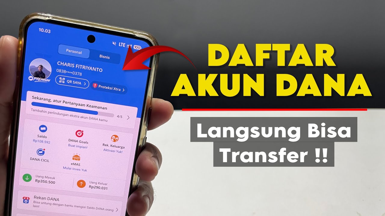 Cara Daftar Akun DANA Premium || Cara Buat Akun DANA Premium Terbaru