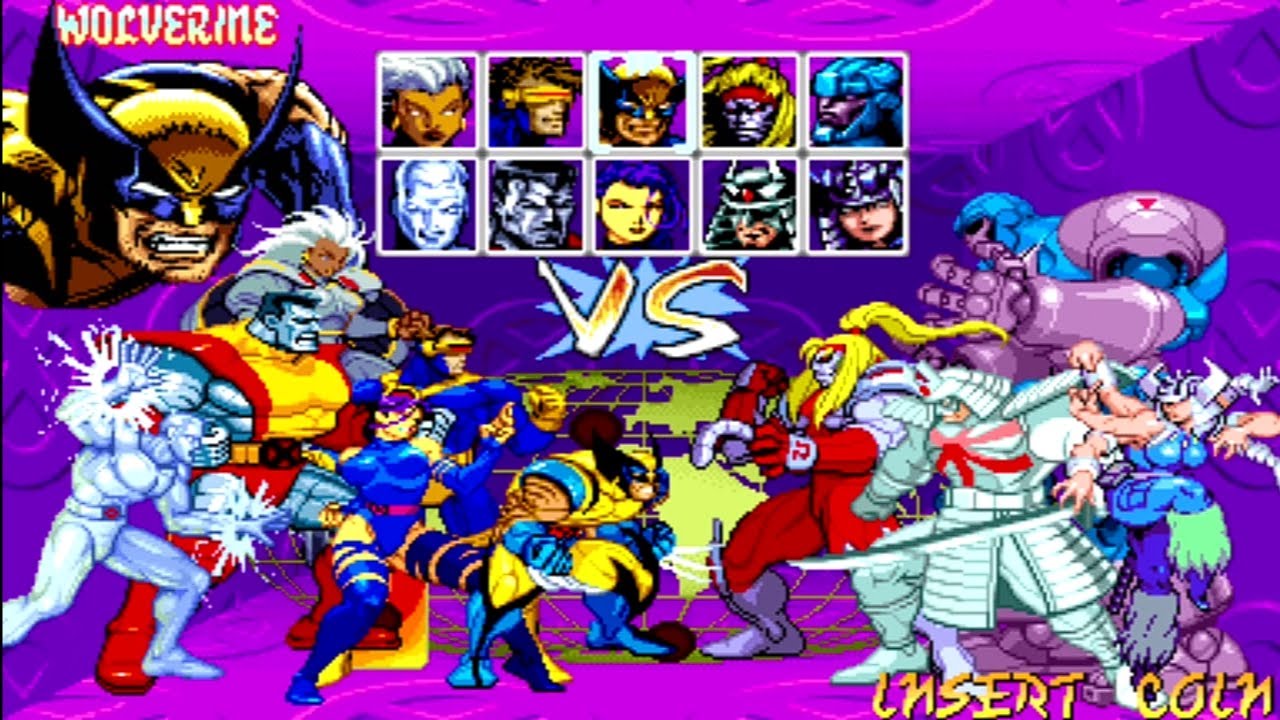 Character Select - X Men Children Of The Atom OST Extended