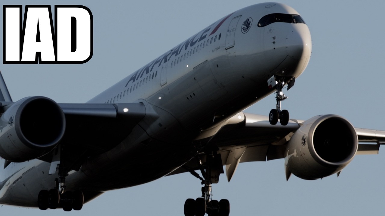 A380s, 747s & Dreamliners at Golden Hour ✈️ Global Heavy Jet Cinema at Washington Dulles!