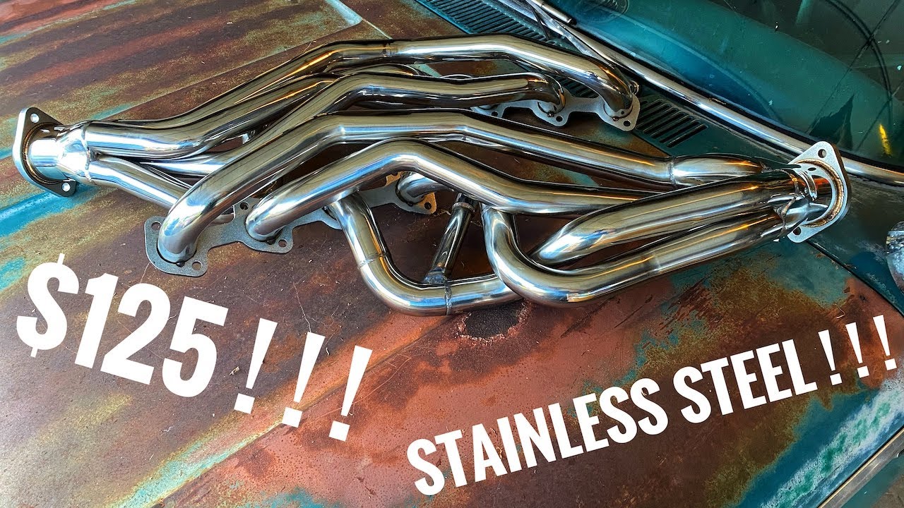 The Hulk gets Stainless Long Tube Headers! Cheap Crown Vic headers!?