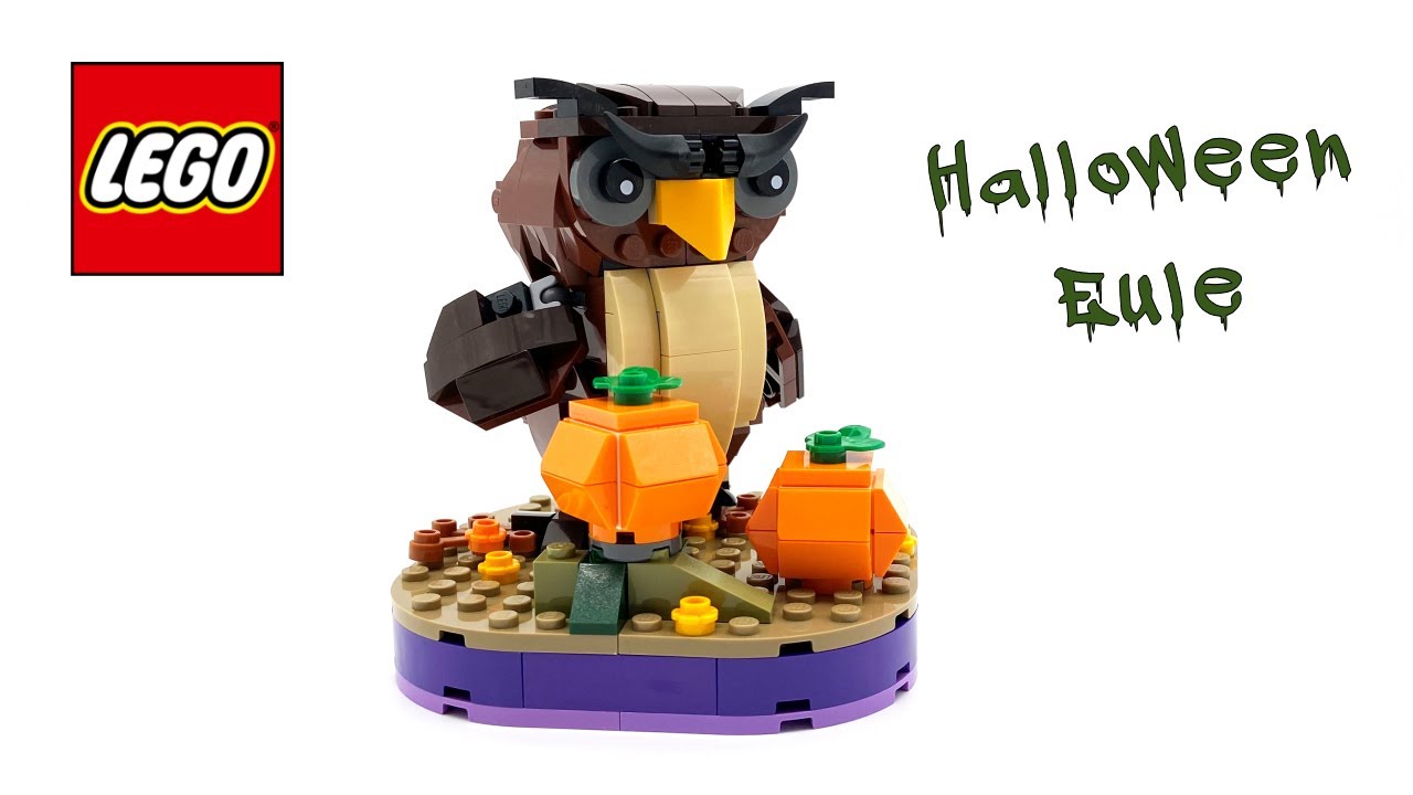 LEGO Halloween Eule (40497) - Speed build
