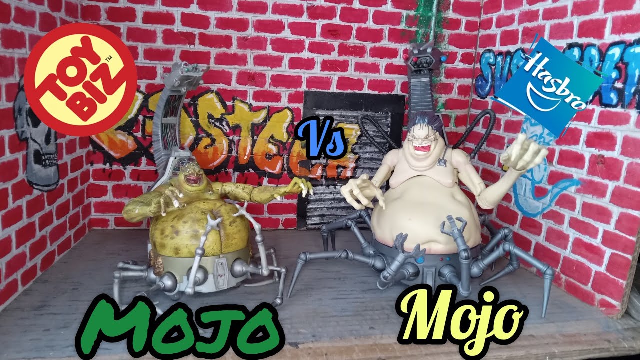 Mojo de Toybiz vs Mojo de Hasbro.                  marvel legends
