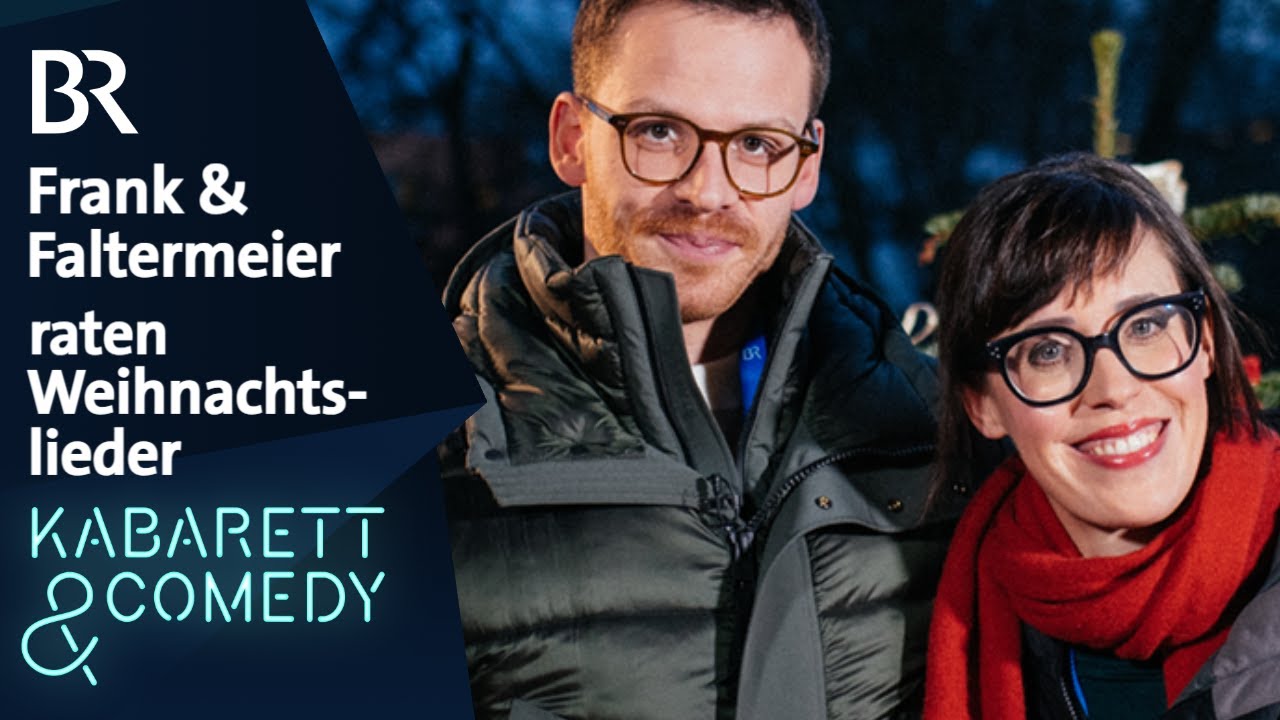 Martin Frank und Eva Karl Faltermeier beim Weihnachtslieder-Quiz | BR Kabarett & Comedy