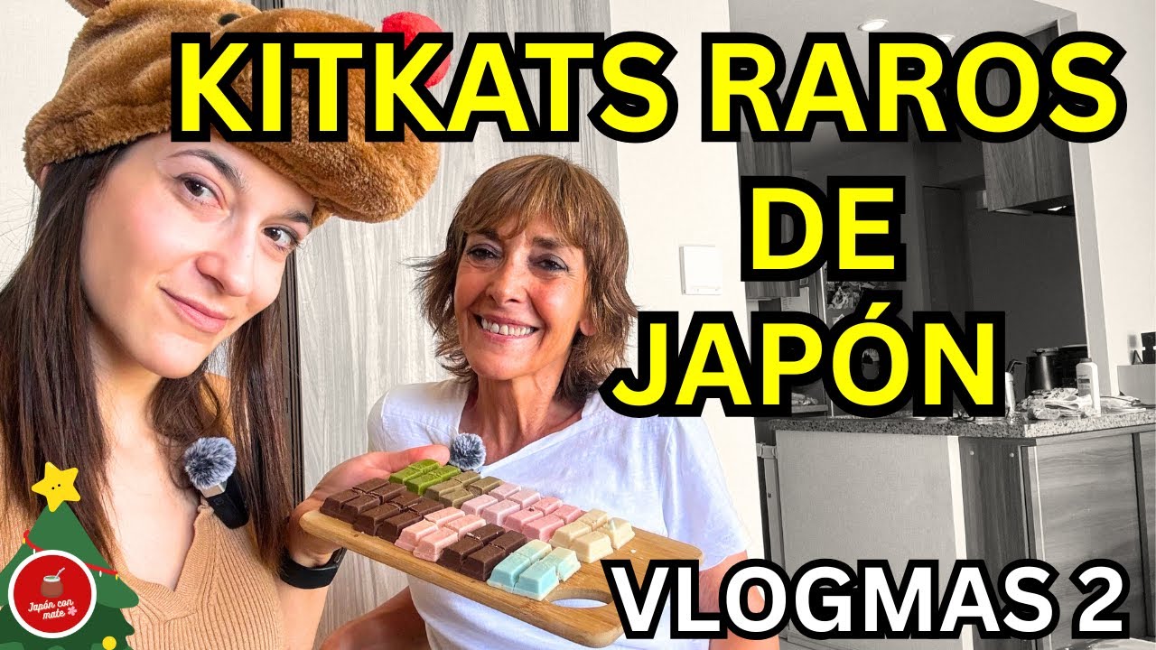 Gustos RAROS de KITKATs en Jap&oacute;n 🍫🤯 | Vlogmas D&iacute;a 2