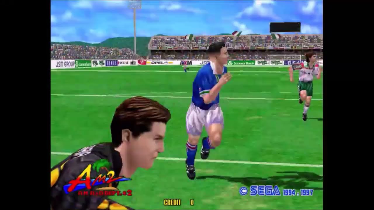 VIRTUA STRIKER 2  – SEGA 1997 arcade retrogame longplay , Holland  Second Playthrough