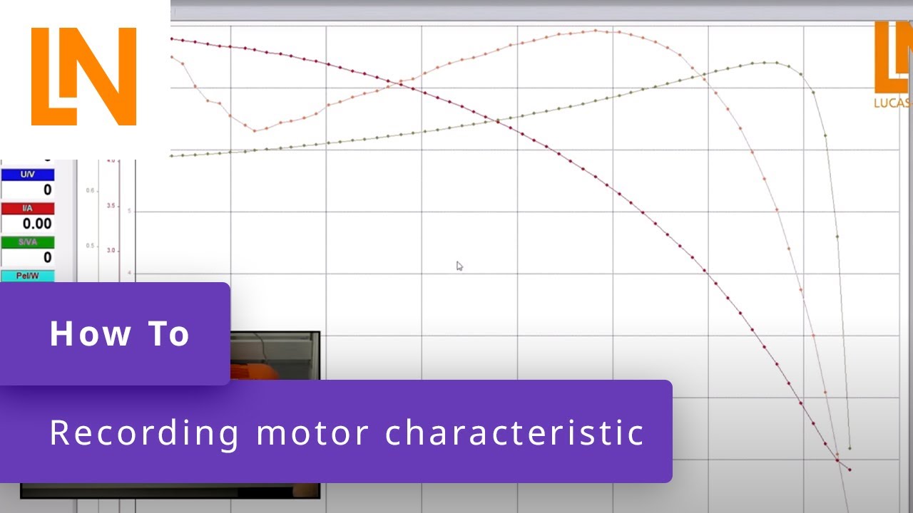Motor characteristic of the machine test bench | How To
