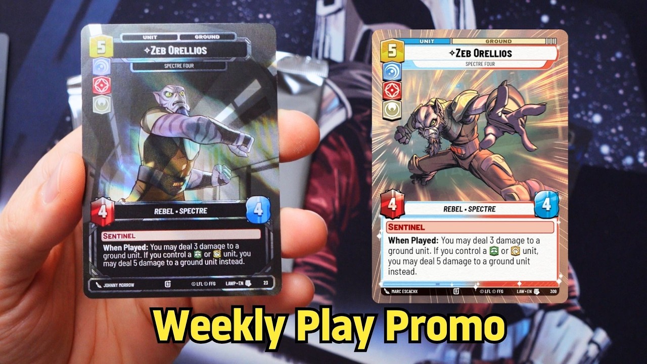 Otwieram Weekly Play Booster Pack 🚀 Star Wars Unlimited - A Lawless Time