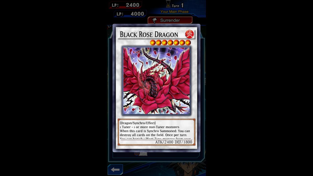 Yugioh Duel Links - Does Yusei have a LINE with Black Rose Dragon?
